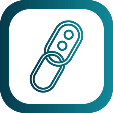 Zincir simgesi, vektör illüstrasyonu