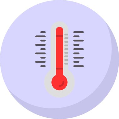 sıcaklık web simgesi, vektör illüstrasyonu 