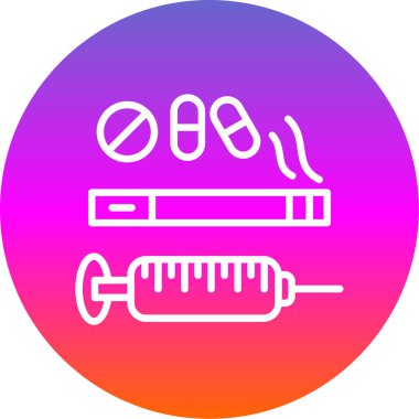 Vektör illüstrasyonu, simge ögesi arkaplanı