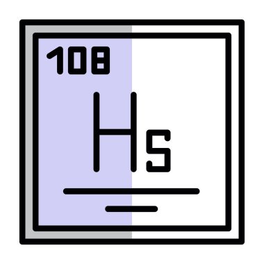 Kimyasal. Web simgesi basit illüstrasyon