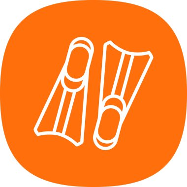 İki palet simgesi, vektör illüstrasyonu