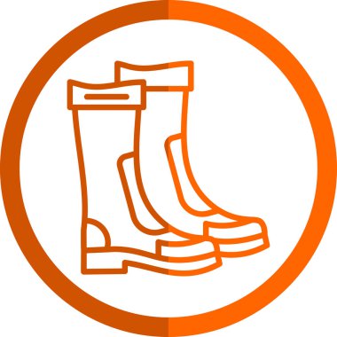 Welly bot simgesi, vektör illüstrasyon tasarımı