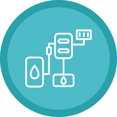 yakıt ikonu vektör illüstrasyonu