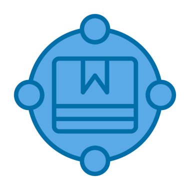 iş web simgesi vektör illüstrasyonu