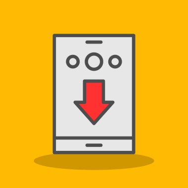 vektör çizim tek pil simgesi