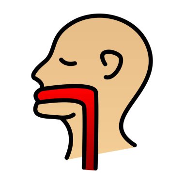 Kırmızı burunlu adam, vektör çizim tasarımı