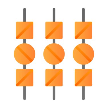 Renkli bayrak simgeleri dizisi