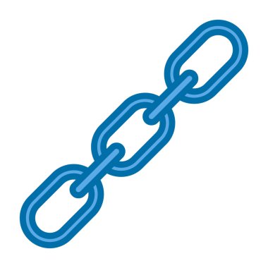 Zincir simgesi, vektör illüstrasyonu