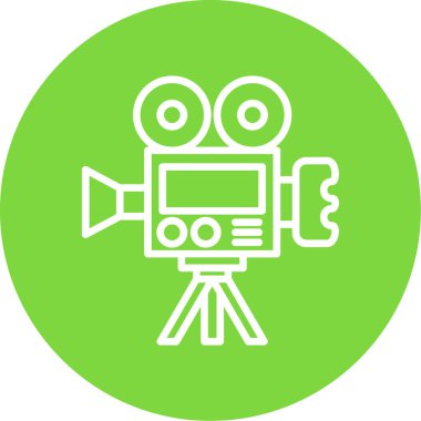 Web için sinema ikonu vektör simgesi