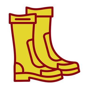 Welly bot simgesi, vektör illüstrasyon tasarımı