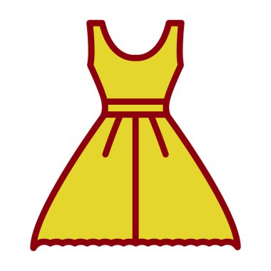 Elbise. Web simgesi basit illüstrasyon 