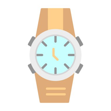 Kol saati web simgesi basit illüstrasyon 