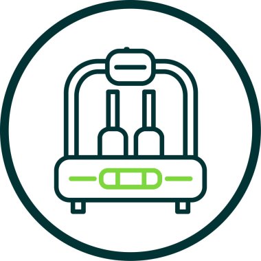 Eşsiz Bavul Vektör Satır Simgesi