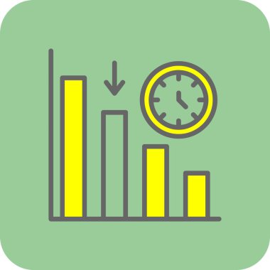 zaman simge vektör çizim