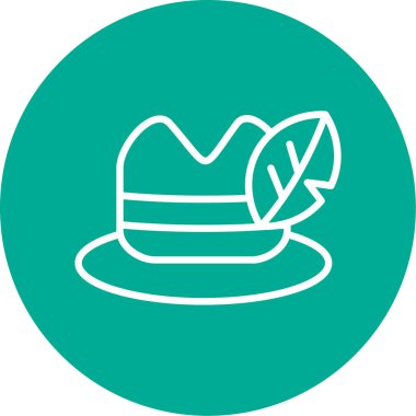 kapak şapka vektör simgesi