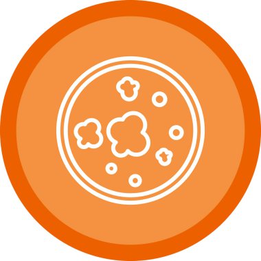 Bir yemeğin vektör illüstrasyonu