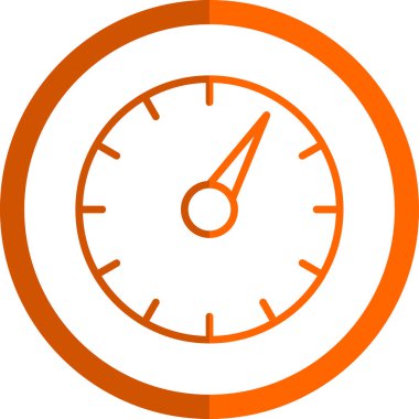 hız test simgesi vektör çizimi 