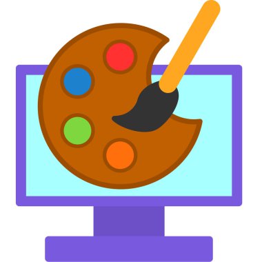 sanatçı boyacısı simgesi