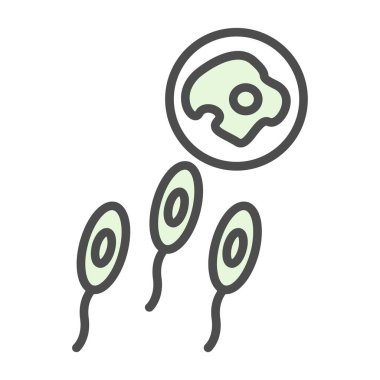 sperm simgesi, çizgi biçimi