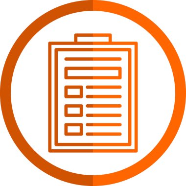 Belge. Web simgesi basit illüstrasyon 