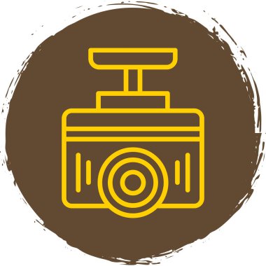 Kamera. Web simgesi basit illüstrasyon