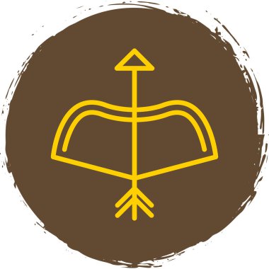 Bir ağaç simgesinin vektör illüstrasyonu