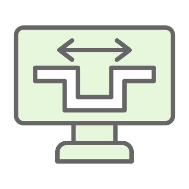 Modern b 'nin vektör illüstrasyonu eksik simgesi