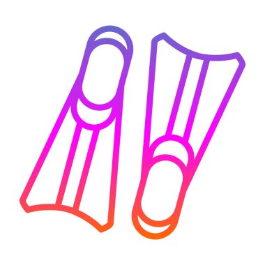 İki palet simgesi, vektör illüstrasyonu