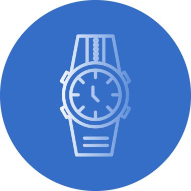 Kol saati web simgesi basit illüstrasyon 