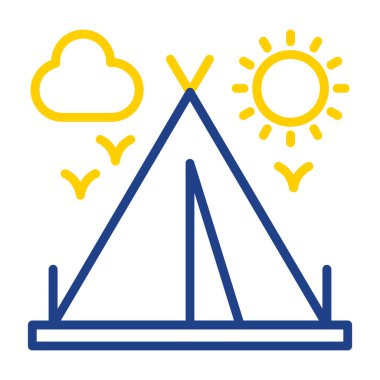 Güneş. Web simgesi basit tasarım