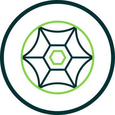 düz futbol topu simgesi, vektör illüstrasyonu