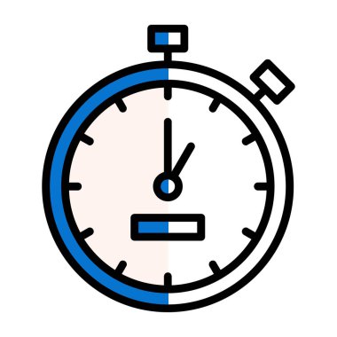 Kronometre simgesi çizimi 