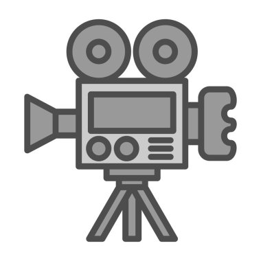 Web için sinema ikonu vektör simgesi