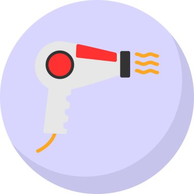 Kurutucu simgesinin vektör illüstrasyonu 