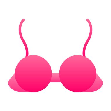 lingerine sembolü, sütyen simgesi, vektör çizimi 