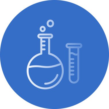 Vektör laboratuvar ikonu, vektör illüstrasyonu. Kimya konsepti                  