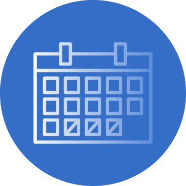 düz zamanlama simgesi, vektör tasarımı