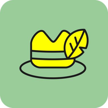 vektör çizim karikatür şapka