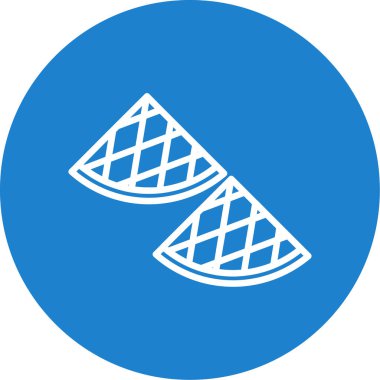 Dondurma simgesinin vektör illüstrasyonu