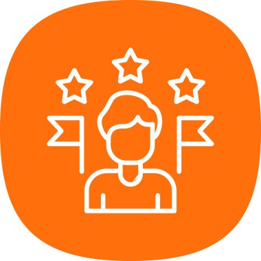 İnsan simgesinin vektör illüstrasyonu