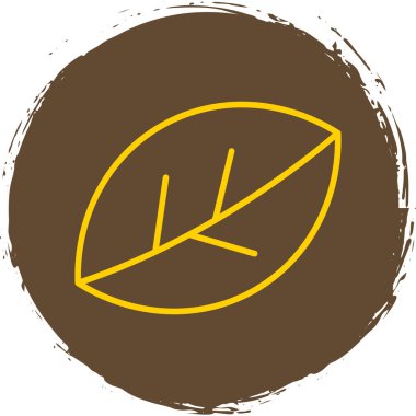 Moda tarzında izole edilmiş kahve çekirdeği simgesi