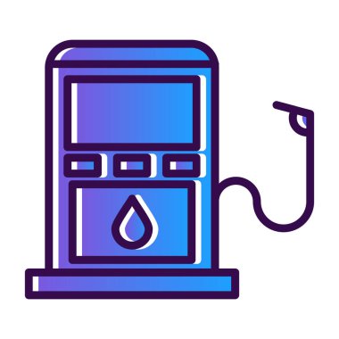 pompa istasyonu vektör simgesi