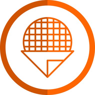 Vektör illüstrasyonu, simge ögesi arkaplanı