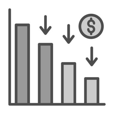 iş ve finans simgesi seti