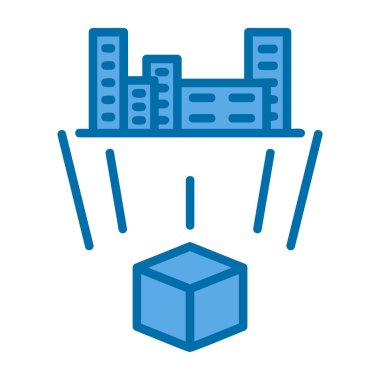 Moda tarzı izole edilmiş arkaplan oluşturma simgesi