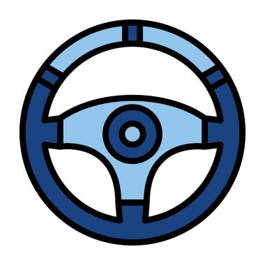 direksiyon simgesi vektör illüstrasyonu