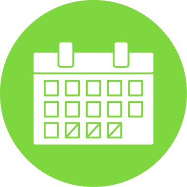 düz zamanlama simgesi, vektör tasarımı