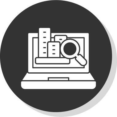 seo modern simgesinin vektör illüstrasyonu