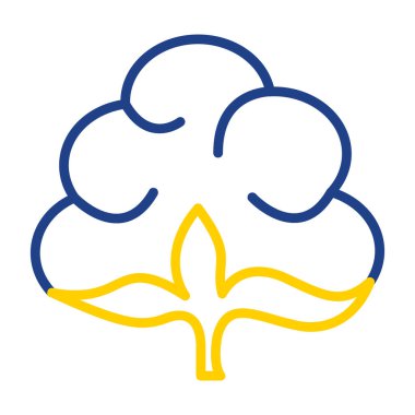 bulut ve ağaç simgesi
