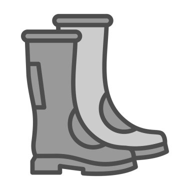 Welly bot simgesi, vektör illüstrasyon tasarımı